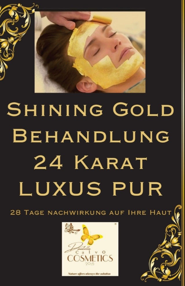 Großhandel Gold Behandlung 24 K in Ihrem Institut im Set. Inklusiv Zertifikat