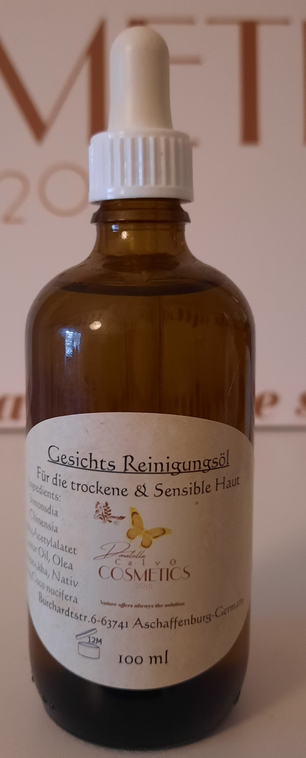 Gesicht Reinigungs für die normale und sensible Haut Öl 100 ml