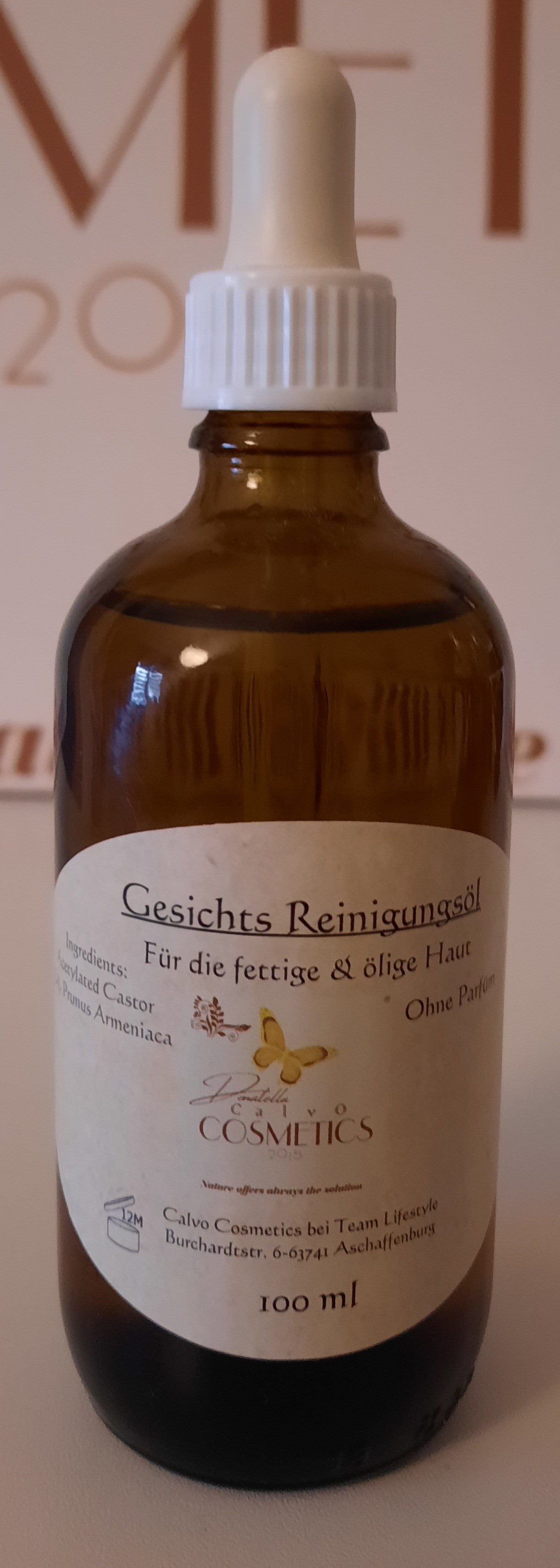 Gesichts Reinigungs Öl für die fettige und ölige Haut 100 ml